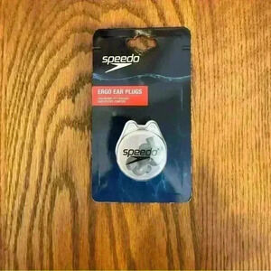 🌈 6/$60, Speedo Ergo Ear Plugs, Dark Silver